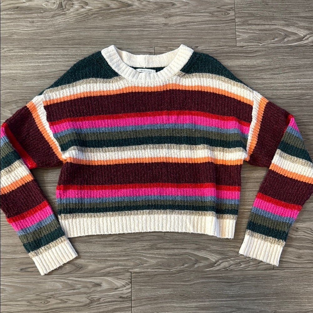 American Eagle Outfitters Colorful Striped Sweater